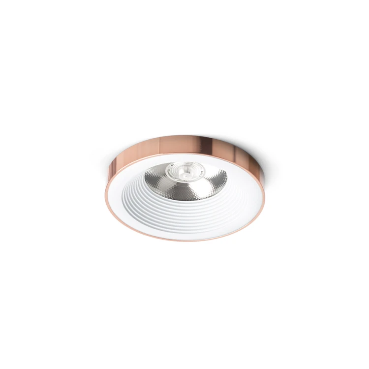 RENDL SHARM PLUS wpuszczana biała miedź 230V LED 10W 24° 3000K