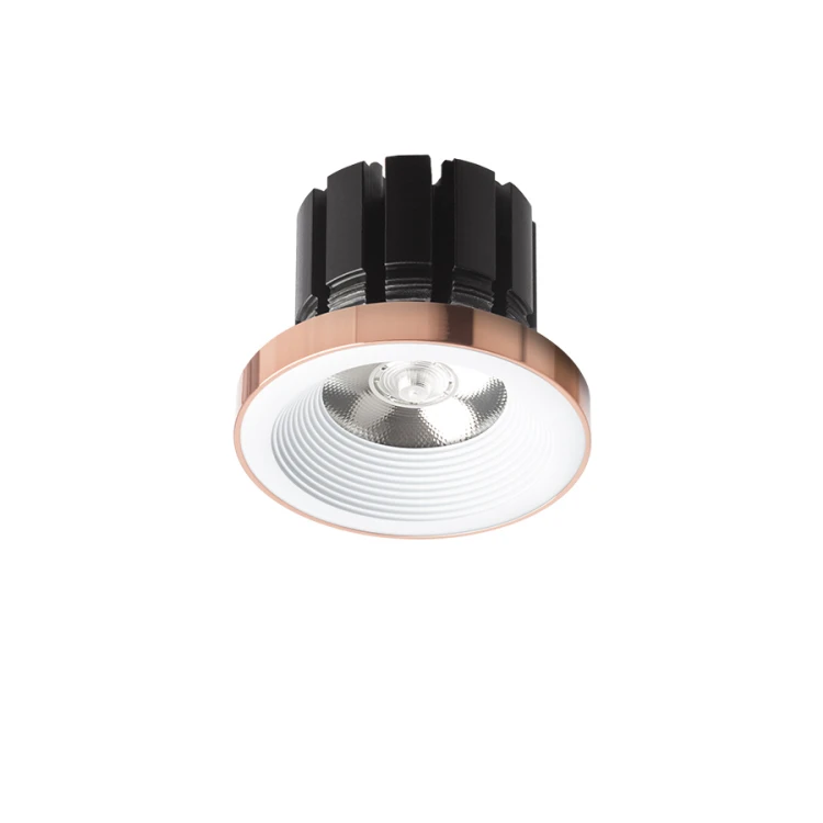 RENDL SHARM PLUS wpuszczana biała miedź 230V LED 10W 24° 3000K
