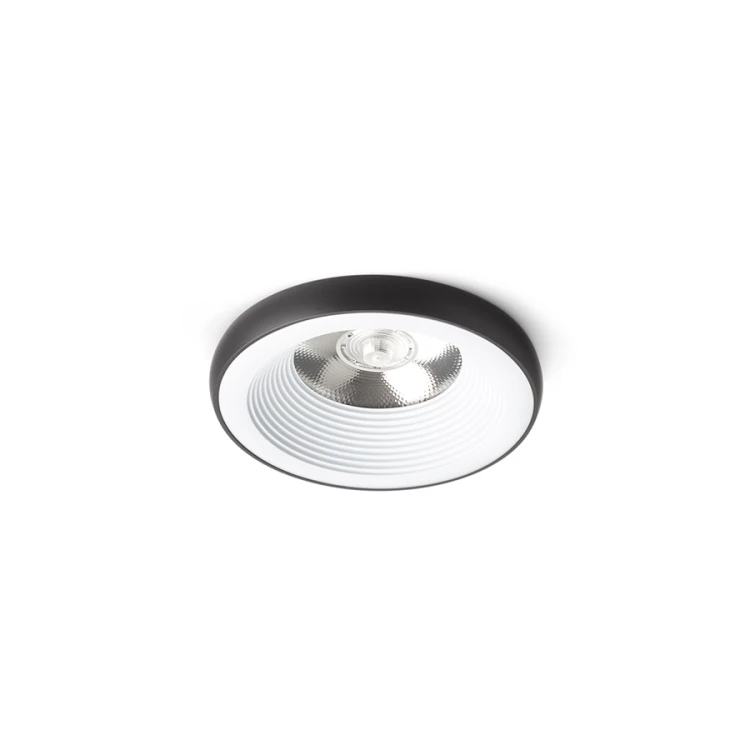 RENDL SHARM PLUS wpuszczana biała/czarna 230V LED 10W 24° 3000K