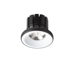 RENDL SHARM PLUS wpuszczana biała/czarna 230V LED 10W 24° 3000K