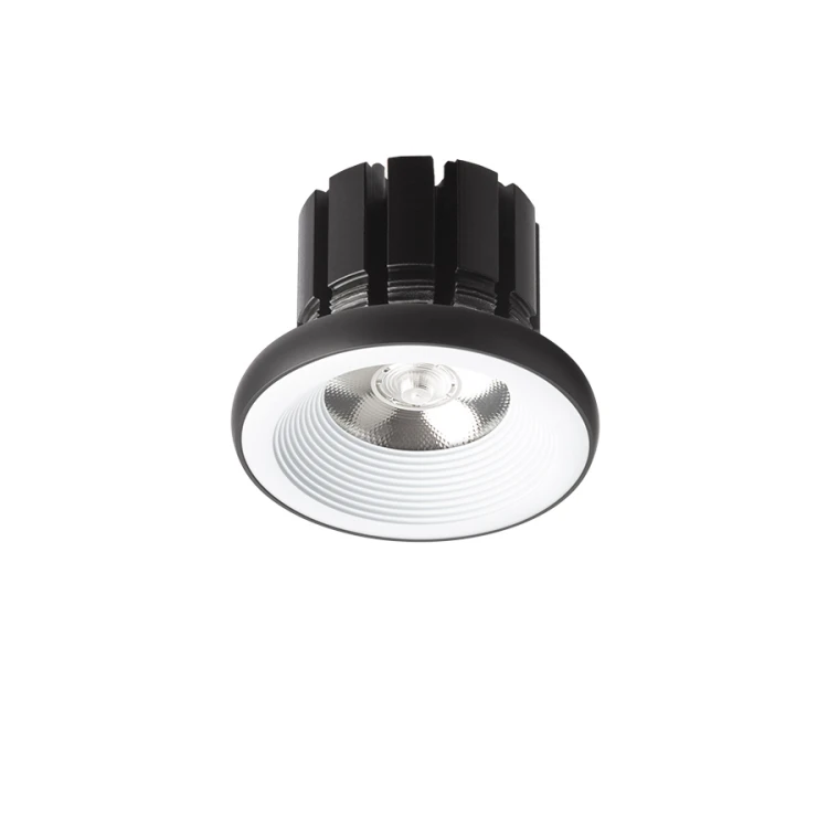 RENDL SHARM PLUS wpuszczana biała/czarna 230V LED 10W 24° 3000K