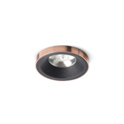 RENDL SHARM PLUS wpuszczana czarna miedź 230V LED 10W 24° 3000K