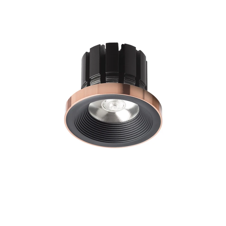 RENDL SHARM PLUS wpuszczana czarna miedź 230V LED 10W 24° 3000K