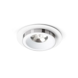 RENDL SHARM R I wpuszczana biała chrom 230V LED 10W 24° 3000K