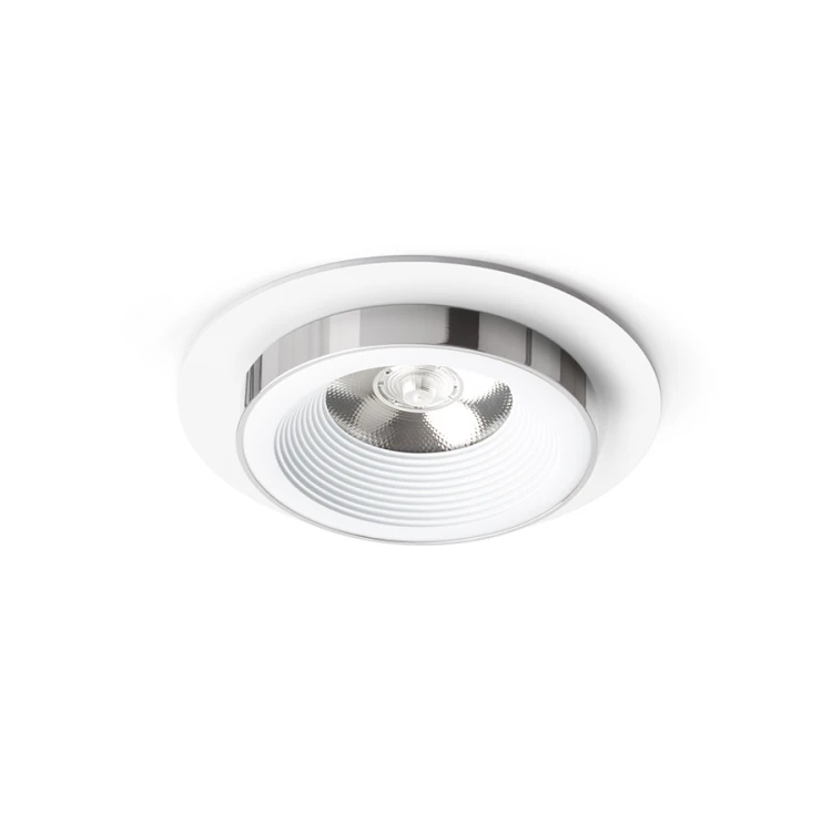 RENDL SHARM R I wpuszczana biała chrom 230V LED 10W 24° 3000K
