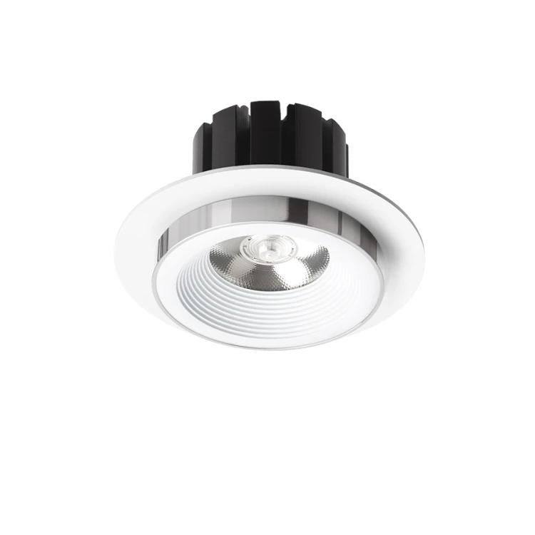RENDL SHARM R I wpuszczana biała chrom 230V LED 10W 24° 3000K
