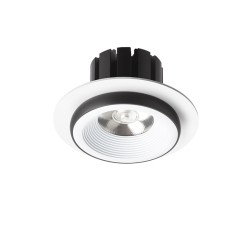 RENDL SHARM R I wpuszczana biała/czarna 230V LED 10W 24° 3000K