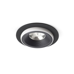 RENDL SHARM R I wpuszczana czarna/biała czarna 230V LED 10W 24° 3000K
