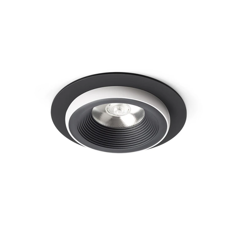 RENDL SHARM R I wpuszczana czarna/biała czarna 230V LED 10W 24° 3000K