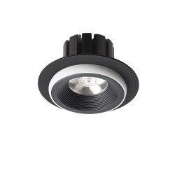 RENDL SHARM R I wpuszczana czarna/biała czarna 230V LED 10W 24° 3000K