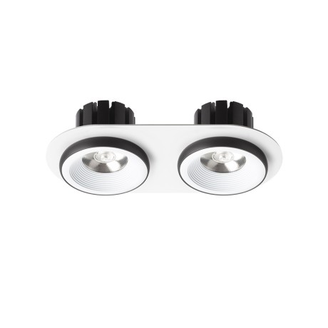 Przejdź do produktu RENDL SHARM R II wpuszczana biała/czarna 230V LED 2x10W 24° 3000K