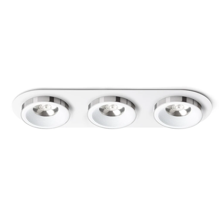 RENDL SHARM R III wpuszczana biała chrom 230V LED 3x10W 24° 3000K