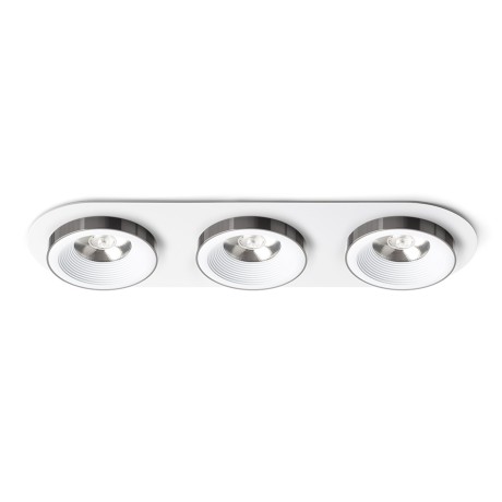 Przejdź do produktu RENDL SHARM R III wpuszczana biała czarny chrom 230V LED 3x10W 24° 3000K