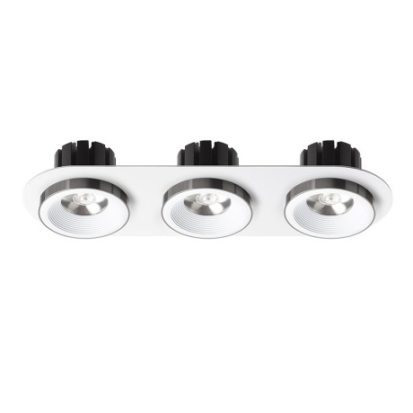 Przejdź do produktu RENDL SHARM R III wpuszczana biała czarny chrom 230V LED 3x10W 24° 3000K