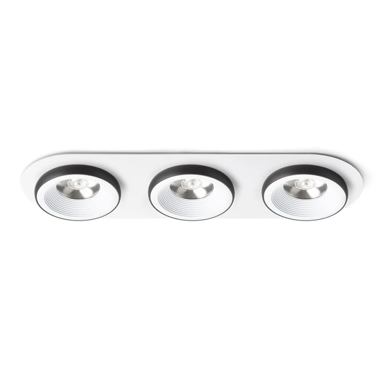 RENDL SHARM R III wpuszczana biała/czarna 230V LED 3x10W 24° 3000K
