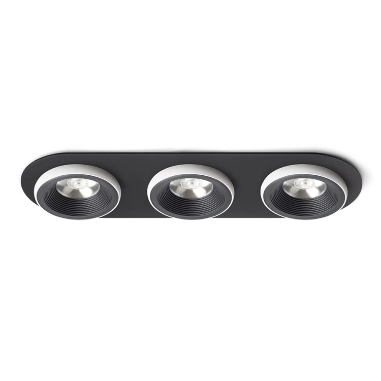 RENDL SHARM R III wpuszczana czarna/biała 230V LED 3x10W 24° 3000K