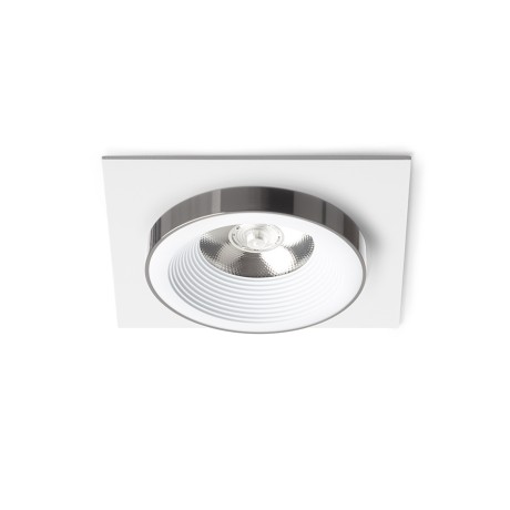 Przejdź do produktu RENDL SHARM SQ I wpuszczana biała czarny chrom 230V LED 10W 24° 3000K