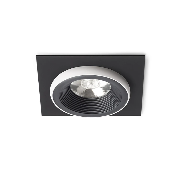 RENDL SHARM SQ I wpuszczana czarna/biała 230V LED 10W 24° 3000K