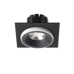 RENDL SHARM SQ I wpuszczana czarna/biała 230V LED 10W 24° 3000K