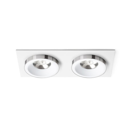 Przejdź do produktu RENDL SHARM SQ II wpuszczana biała chrom 230V LED 2x10W 24° 3000K