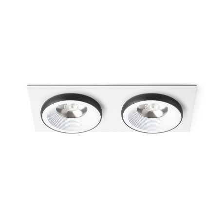 Przejdź do produktu RENDL SHARM SQ II wpuszczana biała/czarna 230V LED 2x10W 24° 3000K