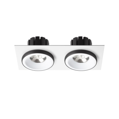 Przejdź do produktu RENDL SHARM SQ II wpuszczana biała/czarna 230V LED 2x10W 24° 3000K