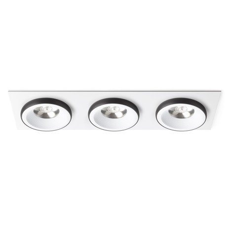 Przejdź do produktu RENDL SHARM SQ III wpuszczana biała/czarna 230V LED 3x10W 24° 3000K