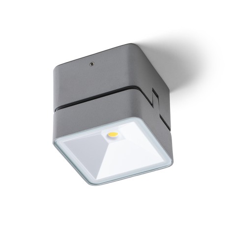 Przejdź do produktu RENDL FLAVIO SQ natynkowa jasno szara 230V LED 6W 110° IP54 3000K