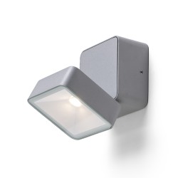 RENDL FLAVIO SQ natynkowa jasno szara 230V LED 6W 110° IP54 3000K