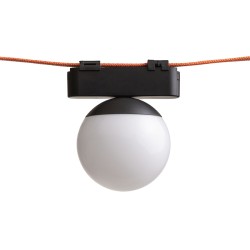 RENDL CIARA 10 dla systemu VEGA/WAVE czarna akryl mleczny 24V= LED 6W 3000K 4000K 5700K