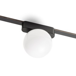RENDL CIARA 10 dla systemu VEGA/WAVE czarna akryl mleczny 24V= LED 6W 3000K 4000K 5700K