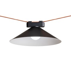 RENDL FLAN 33 wisząca czarna/biała 24V= LED 12W 3000K 4000K 5700K