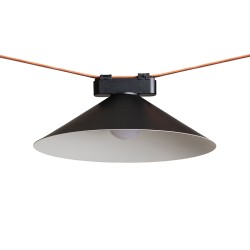 RENDL FLAN 33 wisząca czarna/biała 24V= LED 12W 3000K 4000K 5700K