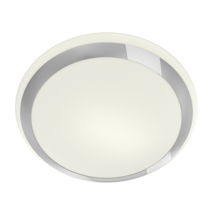 RENDL AREA LED sufitowa szkło opalowe/chrom 230V LED 24W IP44 3000K