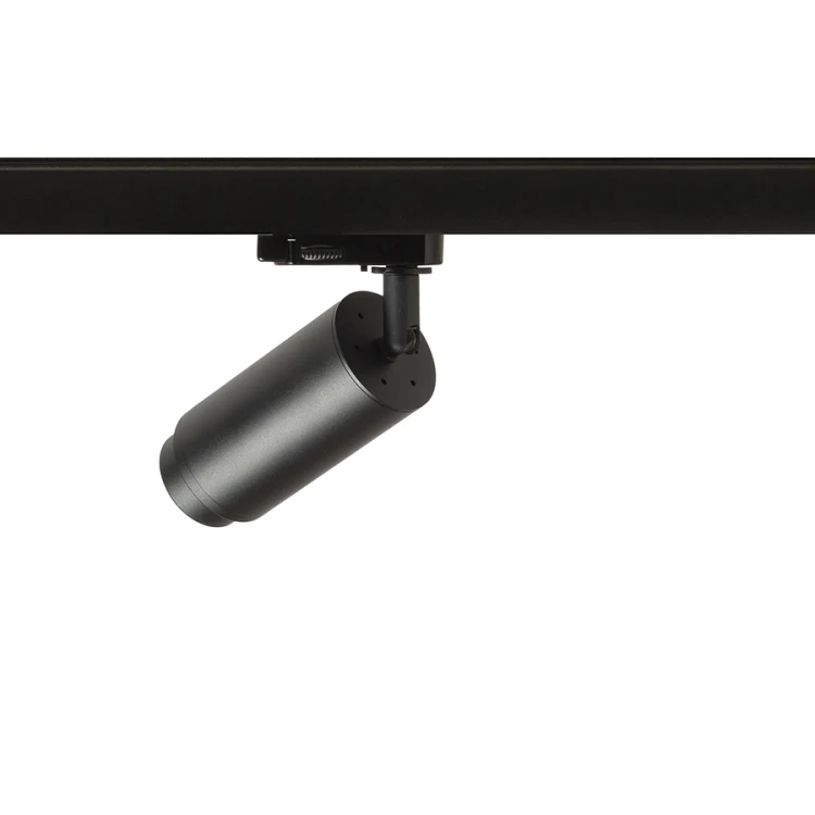 RENDL OPTIMUS 2 ZOOM do 3-faz. szyny czarna 230V LED GU10 9W 25 65°