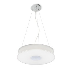 RENDL ASTERI LED wisząca szkło satynowe/chrom 230V LED 35W 3000K