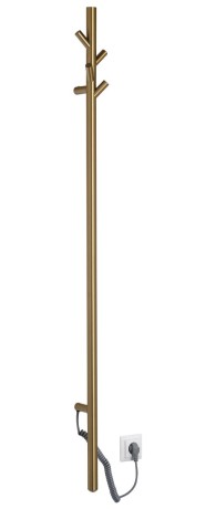 Przejdź do produktu PASADOR elektryczna suszarka na ręczniki, okrągła, 150x1500mm, 30 W, złoto mat