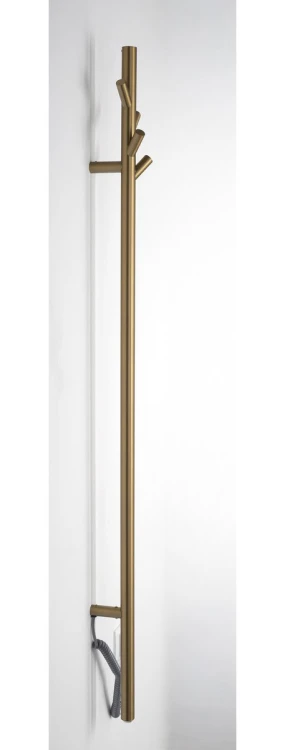 PASADOR elektryczna suszarka na ręczniki, okrągła, 150x1500mm, 30 W, złoto mat