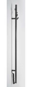 PASADOR elektryczna suszarka na ręczniki, okrągła, 150x1500mm, 30 W, gun metal