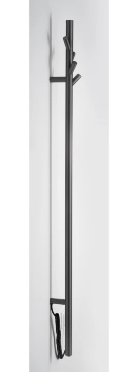 PASADOR elektryczna suszarka na ręczniki, okrągła, 150x1500mm, 30 W, gun metal