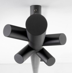 PASADOR elektryczna suszarka na ręczniki, okrągła, 150x1500mm, 30 W, gun metal