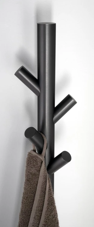 PASADOR elektryczna suszarka na ręczniki, okrągła, 150x1500mm, 30 W, gun metal