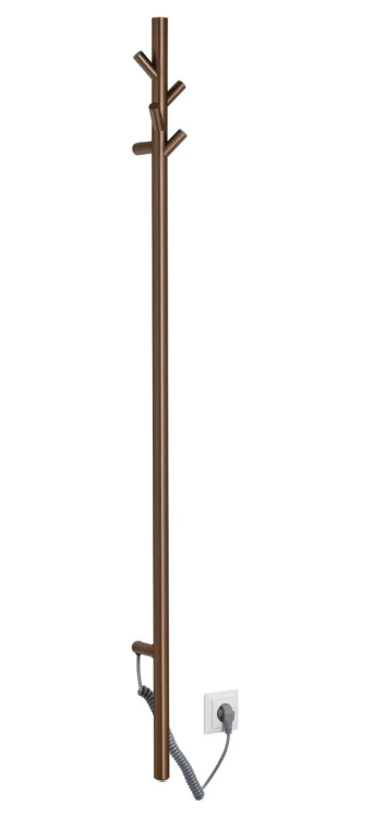 PASADOR elektryczna suszarka na ręczniki, okrągła, 150x1500mm, 30 W, miedź mat