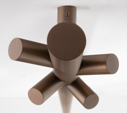 PASADOR elektryczna suszarka na ręczniki, okrągła, 150x1500mm, 30 W, miedź mat