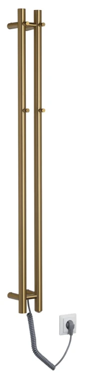 PAPINADO elektryczna suszarka na ręczniki, 109x1200mm, 40 W, złoto mat