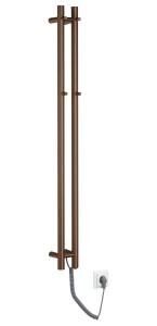 PAPINADO elektryczna suszarka na ręczniki, 109x1200mm, 40 W, miedź mat