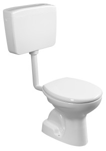 Kompakt WC, przycisk 4/8l, odpływ pionowy, biały