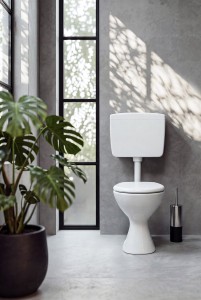 Kompakt WC, przycisk 4/8l, odpływ poziomy, biały