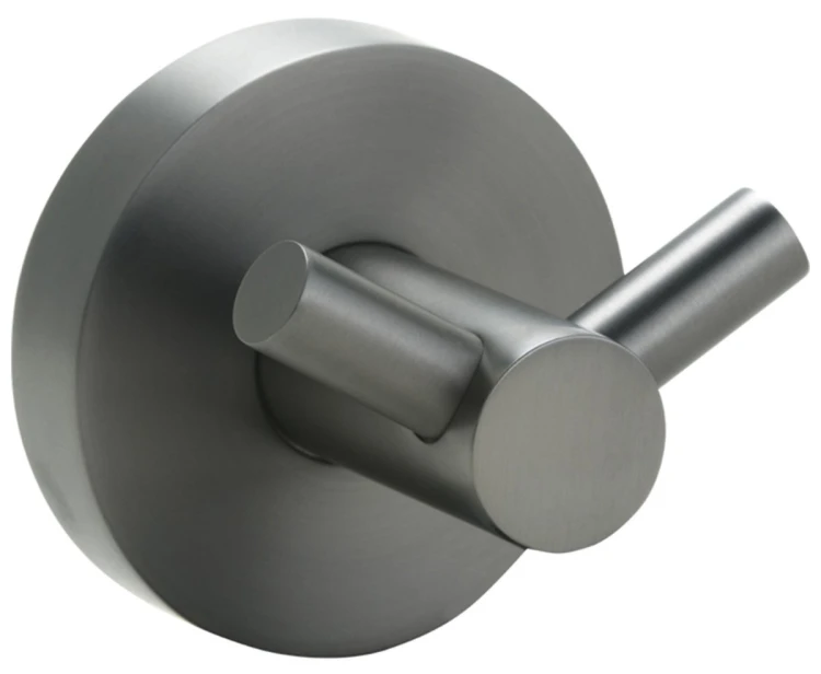 X-ROUND GUN METAL haczyk podwójny, gun metal