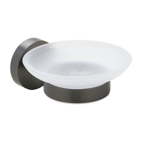 Przejdź do produktu X-ROUND GUN METAL mydelniczka, szkło mleczne, gun metal